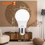 Лампа LED Value LVCLA60 7SW/830 E27 7Вт 3000К