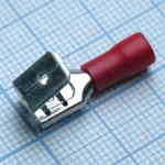 PBDV1.25-250 Red наконечник каб. 6.35х0.8 YCD