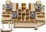 AVK4CC(бежевый), 325200 Клеммник 4-х выводной
