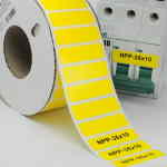 Маркиров. наклейка NPP-35х10-Y желт (3000шт)