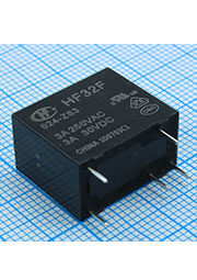 HF32F/024-ZS3, Реле, 24VDC, form 1C 3A/250VAC