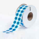 Маркировка круглая NPP-15/2-B синяя (3600шт)