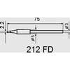 Жало паяльное 212FD(LF)