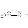 Жало 0832YDLF/SB клин 1.6х1.0мм к PowerTool